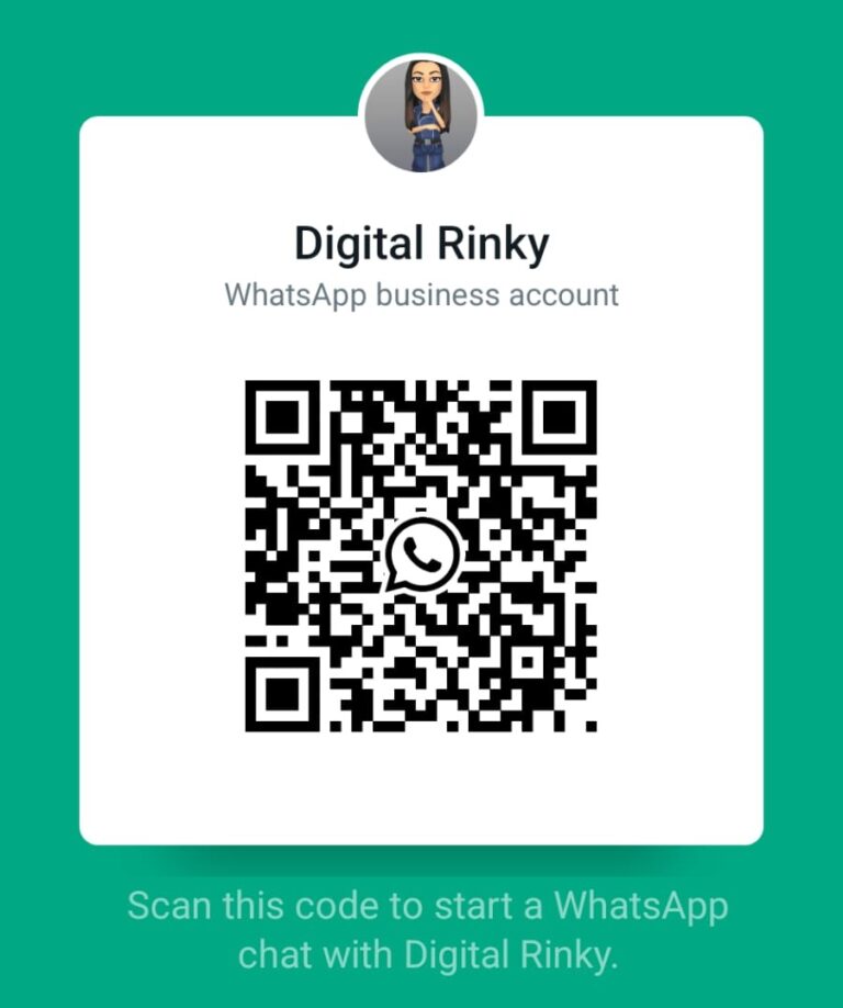 Digital Rinky Whatsapp QR