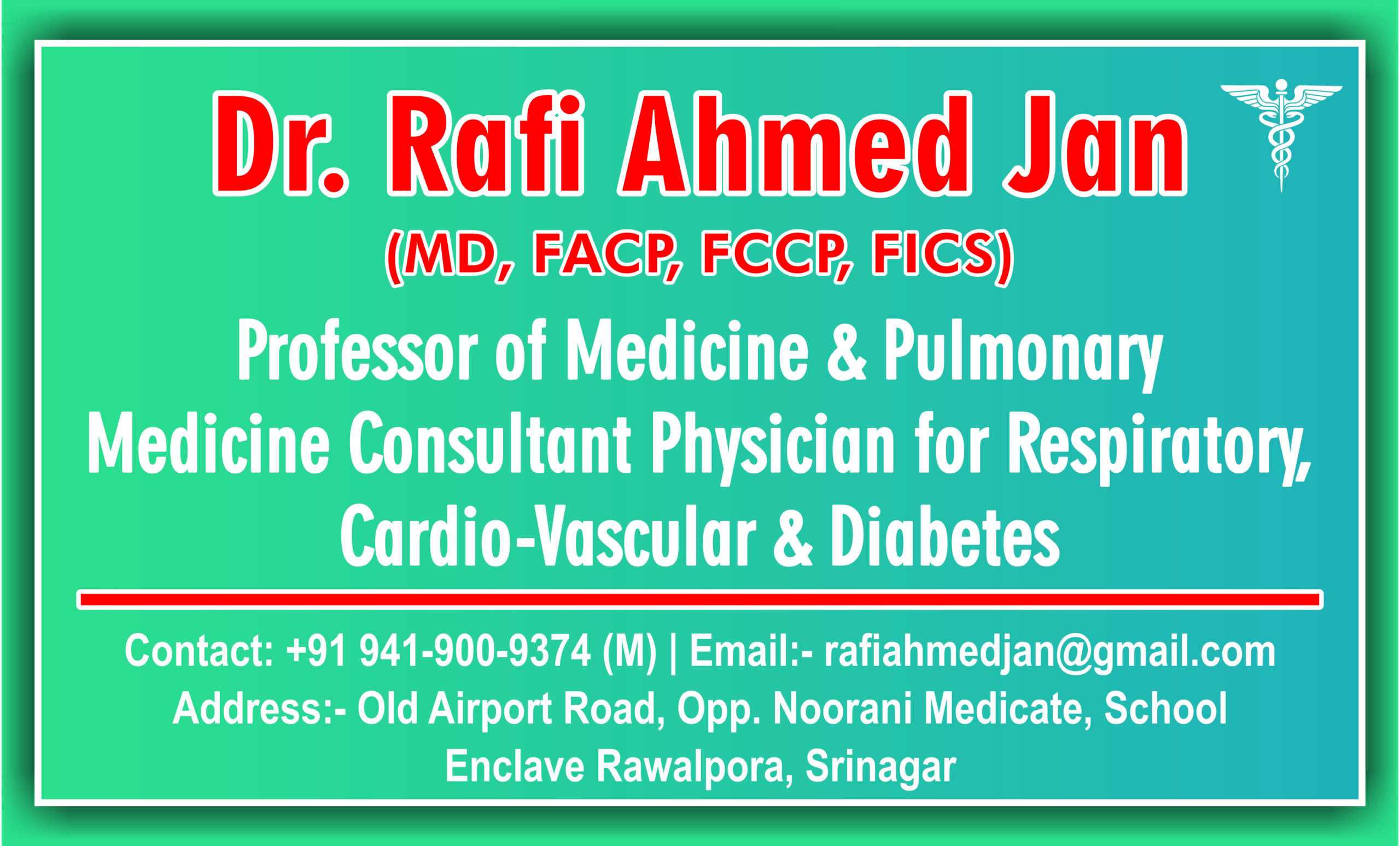 You are currently viewing Online Presence for Dr Rafi Jan